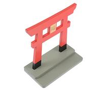 Zerodeko 1 Pc Fumen Porta Torii in Miniatura Mini Decorazioni Per La Casa Architettonico Tradizionale Cinese Statua Porta Torii Del Santuario in Miniatura Mini- Antico L'uccello Di Legno 3d
