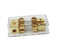 Zerodeko 1 Pz Portafusibili Auto Trasparente con Base per Fusibili da Protezione per Casse Audio Elettronici Design per Maggiore Stabilità Elettrica