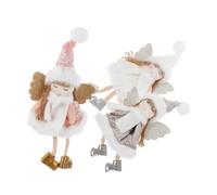 Zerodeko 1 Set 1 Set di Ciondoli per Bambina Angelo Gonfiabili per Natale All'Aperto Teiera Teiera Dispensa Biscotti Lattine di Caramelle Albero Finto Porta Tazze 3 Pezzi