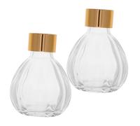 Zerodeko 1 Set Bottiglia per Aromaterapia Bottiglie con Coperchi Flaconi Contagocce Comprimibili Cameretta Culla Cam Contenitori Bottiglia di Aroma Trasparente Porta Aroma da Tavolo 2 Pz