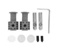 Zerodeko 1 set di componenti per il montaggio di WC intelligenti e bidet elettronici, comprensivo di viti di fissaggio e bulloni antiruggine per l'installazione a parete o a pavimento del bagno.