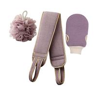 Zerodeko 1 Set Doccia Panno Di Lavaggio Guanti Da Bagno Di Lavaggio Bagno Scrubber Per Il Corpo Bagno Massahe Guanti Scrubber Corpo Indietro Spazzola Esfoliante Indietro Scrubber Cinghia