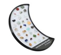 Zerodeko 1 Set Esemplari Di Roccia Minerale Calcolo Cristalli Rocce Decoro Minerale Pietra Irregolare Ornamento in Pietra Irregolare Insegnamento Campione Di Pietre Minerali Pietra Naturale
