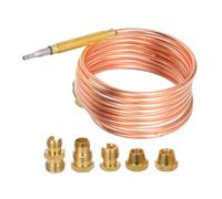 Zerodeko 1 Set Sensore di Temperatura Termocoppia Sonda Tipo K Termocoppia Gas Utilizzare Termocoppia per Scaldabagno Spina Termocoppia Temperatura Universale Termocoppia Rame Termico