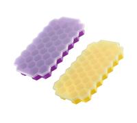 Zerodeko 1 Set Stampi Per Ghiaccio Forma Favo Con Cavità Silicone Per Ghiaccio Accessori Giallo 2 Pezzi