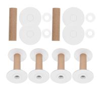 Zerodeko 10 Bobine Rocchetti di Filo per Cucito in Plastica Resistente, Bobine da Cucito per Artigianato e Tessitura Fai da Te, Compatibili Macchine da Cucire per Lavori di Ricamo