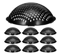 Zerodeko 10 Inserti per vasi per Il drenaggio da 5 Pollici - Utilizza Meno terriccio - Rialzi per Piante da Interno Adatti a vasi Alti/Bassi - Copertura per Foro per Bonsai con Cupola in plastica e