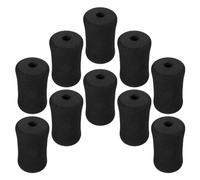 Zerodeko 10 Pezzi Cuscinetti in Spugna per Tubo Macchina Gambe Nero, Facili da Pulire, Design Multifunzionale per Allenamento Addominale e Sit-up in Palestra