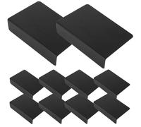 Zerodeko 10 Pezzi Lavagnette Mini in Pvc Nero Riutilizzabili e Leggere per Buffet e Feste Segnaposto da Tavolo Semplici ed Eleganti