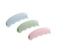 Zerodeko 10 Pezzi Manico per Borsa della Spesa in Silicone Ergonomico | Impugnatura Scanalata Morbida, Riduce la Fatica, per Sacchetti di Carta e Mercato Contadino Colore Casuale