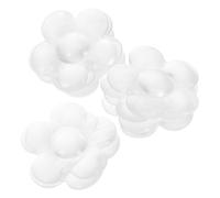 Zerodeko 10 Pezzi Paracolpi Adesivi Forma di Fiore per Muro e Porta Protezione Anticollisione per Maniglie e Angoli Mobili Tampone Spesso Autoaderente Antisfondamento e Ammortizzatore Urti