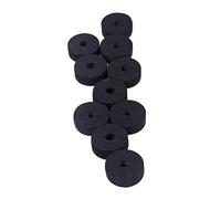 Zerodeko 10 pezzi Rondelle in Feltro per Piatti Batteria Cuscinetti Ammortizzatori Resistenti per Supporti e Strap Button Accessori per Batteristi