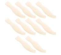 Zerodeko 10 Pinzette di Plastica per Laboratorio - Pinzette con Punta Tonda Antigraffio E Bilancia - per Esperimenti in Classe, Lavori Fai da Te, Creazione di Gioielli, Lavorazione di Perline