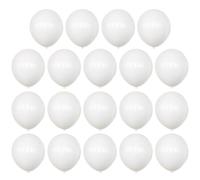 Zerodeko 100 Palloncini Bianchi in Lattice da 10 Pollici, Versatili per Archi di Palloncini, Decorazione per Feste di Laurea e Fidanzamento