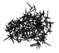 Zerodeko 100 Pezzi Artigli di Corvo in Plastica Nera per Decorazioni di Halloween, Accessori Realistici per Pupazzi e Addobbi Festivi Installazione Facile e Fissaggio Sicuro