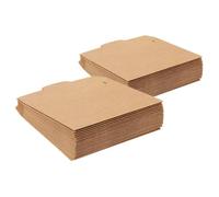 Zerodeko 100 Pezzi Buste in Carta Kraft per CD e Dvd Sacchetti Vintage per Confezionare Biglietti e Documenti Raffinato e Semplice per Uso Packaging e Carte