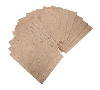 Zerodeko 100 Pezzi Carta da Disegno Artigianale per Calligrafia Pittura Acquerello e Decoupage Carta Pacco Fatta Mano per Uso Domestico e Artistico