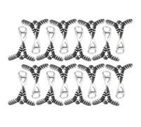 Zerodeko 100 Pezzi Ciondoli Fai da Te in Lega D’argento Antico, Ornamenti D’epoca Vintage per Creazione di Gioielli, Pendenti Foro per Collane, Braccialetti e Accessori Artigianali