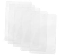 Zerodeko 100 pezzi Custodie PVC per Schede Indicizzate Trasparenti Riutilizzabili Protezione Etichette Organizer Pratico per e Magazzino