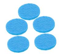 Zerodeko 100 Pezzi di Ricariche Rotonde per Diffusori di Fragranze per Collane Medaglioni Gocce per Unatmosfera Profumata Senza Contatto con La Pelle