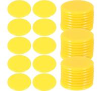 Zerodeko 100 Pezzi Fiches Bingo in Abs Arancione 19mm, Contatori Gioco | Superficie Liscia, Presa Confortevole, Alta Durata, Pratiche per Carte e Tombola, Set da Gioco