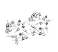 Zerodeko 100 Pezzi Microfono a Condensatore Electret Omnidirezionale 6x5 Mm con 2 Pin Mini Pickup per Microfono Electret Cilindrico per Registrazione, Live Streaming e Conference Call