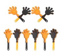 Zerodeko 10pezzi Batacchi Mani Plastico Strumento di Clapping per Bambini Feste Eventi Sportivi