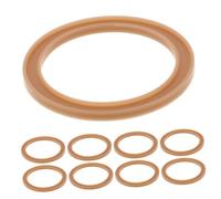 Zerodeko 10pezzi Guarnizione in Silicone Di Ricambio Per Coperchio Della Bottiglia Anello Di Tenuta Ermetico e Tenuta Stagna Cerchio Elastico Per Bottiglie Isolate