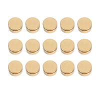 Zerodeko 15 Pezzi Cuscinetto Rotante per Nail Art, Ciondoli per Unghie, Micro Cuscinetto 5mm in Metallo e Lega, Oro, per Manicure Professionale, Donne e Ragazze