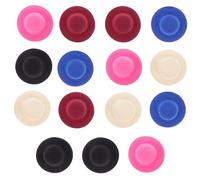 Zerodeko 15 Pezzi Mini Cappelli Formali per Bambole Colorati Set da 15 Accessori Decorativi Fai da Te per Artigianato e Feste creatività Manuale Ragazzo Ragazza Creatori