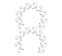 Zerodeko 150 Pezzi Ganci Stagionali Pioggia per e Vento Luci Resistenti Esterno al da Appendere Natale Facili da Installare e Durevoli di Decorazioni