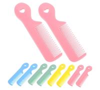 Zerodeko 16pezzi Pettine Mini per Bambine Pettine Portatile in Plastica Carino per Capelli per Styling per Ragazzo Ragazza Piccoli Lisciante per Capelli per Separare e Cotonare