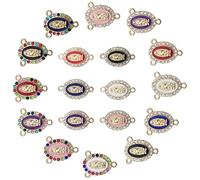 Zerodeko 18 Pezzi Ciondoli in Lega di Zinco per Gioielli Fai da Te Accessori Creativi Pendenti a Forma di Maria per Braccialetti e Collane Materiali Leggeri e Resistenti per Regali