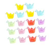 Zerodeko 18 Pollici Miniature Resin Origami Crane Figurines Luminous Glow in The Dark Micro Landscape Decor For Aquarium Bonsai DIY Crafting