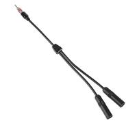 Zerodeko 1pezzi Adattatore Antenna Auto Maschio Femmina Cavo Coassiale Resistente per Autoradio Veicoli Facile Installazione Compatibile con Antenna Stereo Car Aerial Splitter