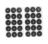 Zerodeko 2 fogli Adesivi Marcatura Biliardo Neri Rotondi in Resistenti per Tavolo Snooker Segnalini Autoadesivi Facili da Usare per Posizione Pallina Pool