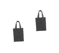 Zerodeko 2 Pezzi 2 borsa del vino borse borsa termica portatori Doppio marsupio portaborraccia borsa portabottiglie custodia per bottiglia di vino sacchetti di feltro per vino provato Grey