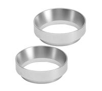 Zerodeko 2 pezzi Anello Dosatore per Caffè in Alluminio Imbuto Dosatore per Portafiltro Espresso Montaggio Rapido e Preciso per Macchine da Caffè