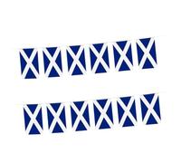 Zerodeko 2 pezzi Bandiere Stringa Scozia Resistenti UV e Pioggia Decorazione per Feste Sportivi e Spazi Esterni Materiale Robusto e Colori Vividi