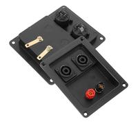 Zerodeko 2 Pezzi Connettori Terminali Altoparlanti per Scatola Audio da Palco, Terminale Tazza per Casse Acustiche, Installazione Rapida per Eventi e Concerti, Design Stabile e Durevole