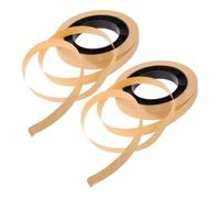 Zerodeko 2 Pezzi di Fascette Autoadesive per Banconote in Carta Gialla, Cinghie per Contanti Resistenti a Bassa Temperatura, per Banche e Uffici Finanziari, Organizer Valuta Rotolo