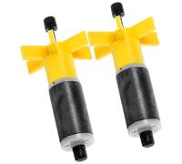 Zerodeko 2 Pezzi Girante Rotore Pompa Sommergibile Albero Ricambio per Acquari Vasche Idromassaggio e Fontane, Girante Filtro Pompa Liquidi per Pompe Sommerse Silenziose ed Efficienti