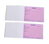 Zerodeko 2 Pezzi Libro delle Ricevute Fatture per Piccole Imprese 5, 74 X | Carta, Moduli Numerati per Affitti e Pagamenti, Registrazione Chiara, Gestione Acquisti Rapida, Formato Pratico