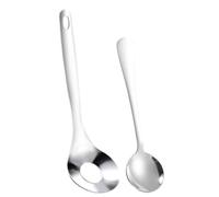 Zerodeko 2 pezzi Macchina per polpette in acciaio inossidabile, manuale, | Macchina per polpette in argento, funzionamento manuale, strumento di formatura efficiente, multiuso per ripieni di ravioli,