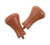Zerodeko 2 Pezzi Manico in Legno Resistente e Leggero per Macchina Caffè Espresso e Macinacaffè, Dimensioni 7.50x4.50x4.50cm per Uso Domestico e Ufficio
