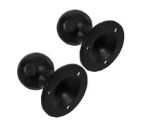 Zerodeko 2 Pezzi Maniglia per Porta a Sfera in Ghisa Nera 3,2x2,4 Pollici, Maniglia Robusta e Vintage per Porte da Fienile e Armadi in Stile Rustico