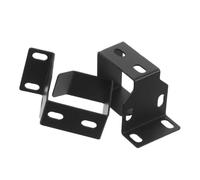 Zerodeko 2 Pezzi Organizzatore per Cavi in Metallo Nero per Rack Server e Fibra Ottica con Passaggi Curvi e Struttura Componibile, per Gestione Rete in Studio Musicale