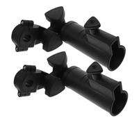 Zerodeko 2 Pezzi Portaombrelli Regolabile per Carrello Golf Biciclette Passeggini e Sedie Rotelle Supporto Leggero e Portatile per Ombrelli da Esterno per Spiaggia e Campeggio