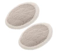 Zerodeko 2 Pezzi Ricambio per Mop a Vapore S7001 S8201 S7000 S8001 in Cotone Rotondi ad Alta Assorbenza, Sicuri per Superfici Delicate, per Cucina e Bagno