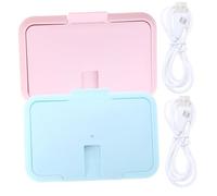 Zerodeko 2 pezzi Scaldasalviette Portatile per Cavo USB Riscaldatore Compatto per Salviette Umidificate Adatto Viaggi e Auto Design Leggero e Compatibile con Diverse